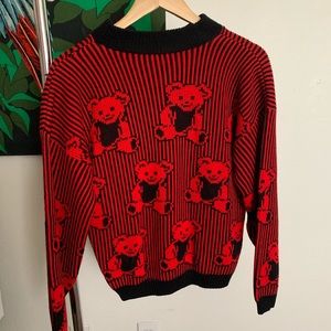 Vintage Teddy Bear sweater